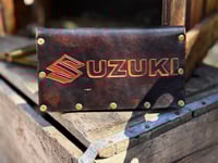 Image 1 of Original Tom Fugle TAG Suzuki Leather Long Trucker Billfold