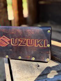 Image 2 of Original Tom Fugle TAG Suzuki Leather Long Trucker Billfold