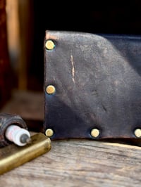 Image 5 of Original Tom Fugle TAG Suzuki Leather Long Trucker Billfold