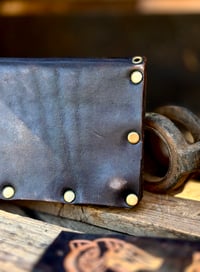 Image 6 of Original Tom Fugle TAG Suzuki Leather Long Trucker Billfold