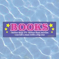 BOOKS Bumper Sticker