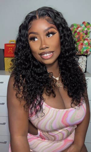Image of 7”x 5” Water Wave Lace Closure Bob in 18”