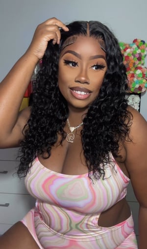 Image of 7”x 5” Water Wave Lace Closure Bob in 18”