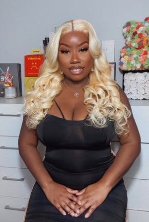 Image of 13”x4” Blonde Body Wave Lace Front Wig in 24”