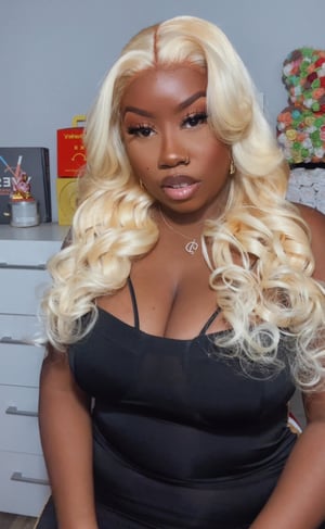 Image of 13”x4” Blonde Body Wave Lace Front Wig in 24”