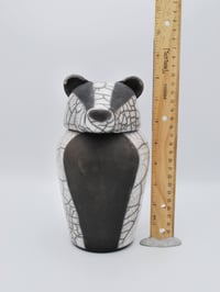 Image 5 of Raku Badger Jar