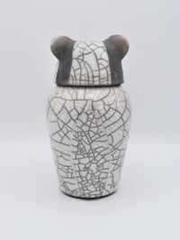 Image 3 of Raku Badger Jar
