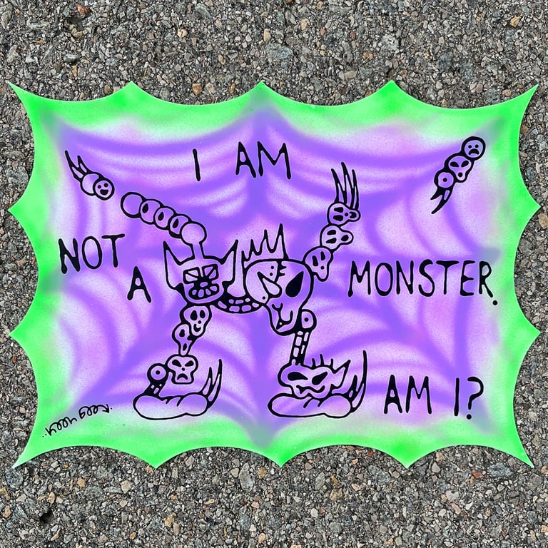 Not a Monster ✶ Painting