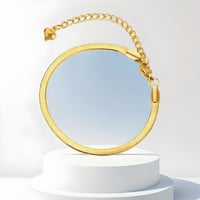 Image 1 of Gold Dainty Herringbone Bracelets