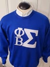 PBS DC emblem Royal Blue Sweater - NO STRIPES