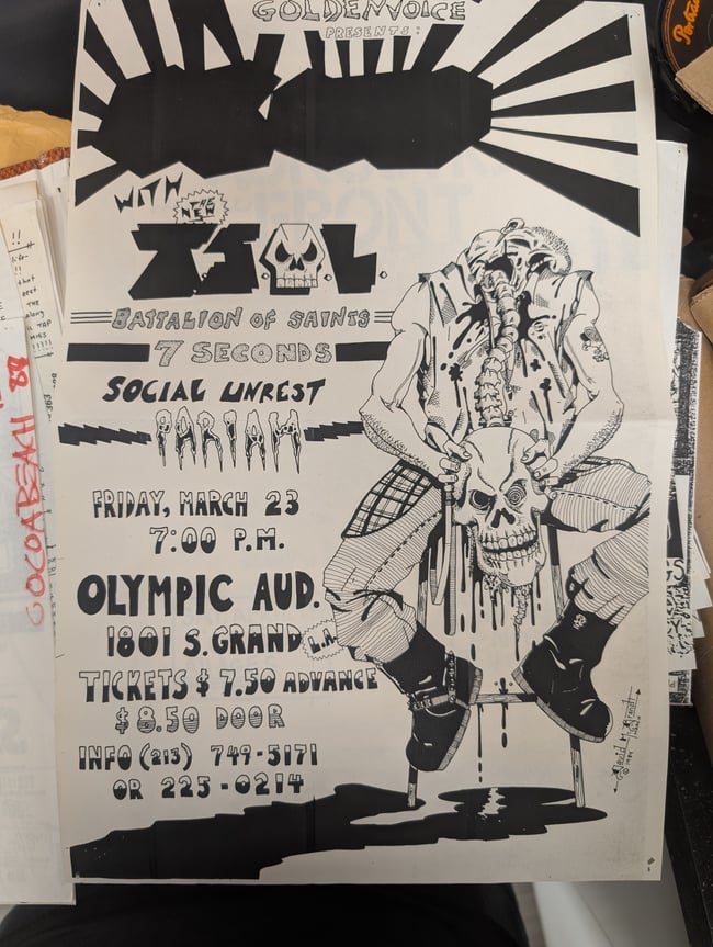 TSOL flyer 11 x7