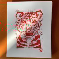 Image 1 of Tiger Linocut (Limited Edition)