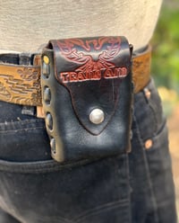 Image 1 of Original Tom Fugle Trans Am Small Leather Stash Pouch