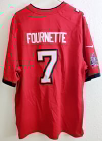 Rare Leonard Fournette NFL Players Tampa Bay Buccaneers (Red #7) Nike Jersey XXL