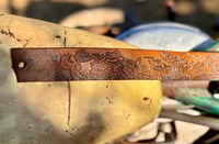 Image 4 of Original Tom Fugle Tagged Leaping Frogs Leather Belt