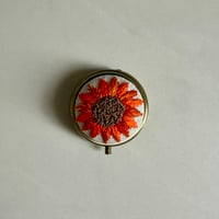Image 5 of Hand embroidered vintage Pill Box