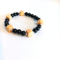Image 2 of Black bead + wood