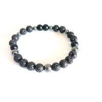 Image 1 of Lava rock bead bracelet