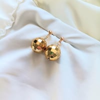 Image 3 of Disco ball earrings