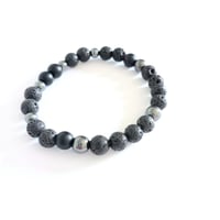 Image 3 of Lava rock bead bracelet