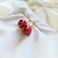 Image 5 of Disco ball earrings