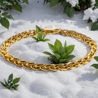 Image 1 of Braided Rope Bracelet | Gold
