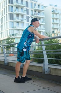 Image 2 of x KAOZ SHORTS - Liquify - turkis SM03 x