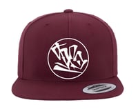 “BRANDED” 3D EMBROIDERED SNAPBACK - BURGUNDY