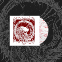 Image 2 of "Changeling" Vinyl ()white / red splattered) + T-Shirt BUNDLE