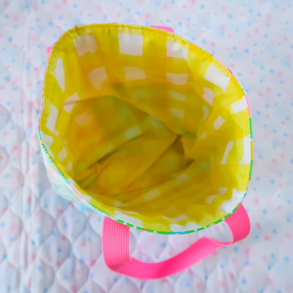 Quilted Tote Bag: 01