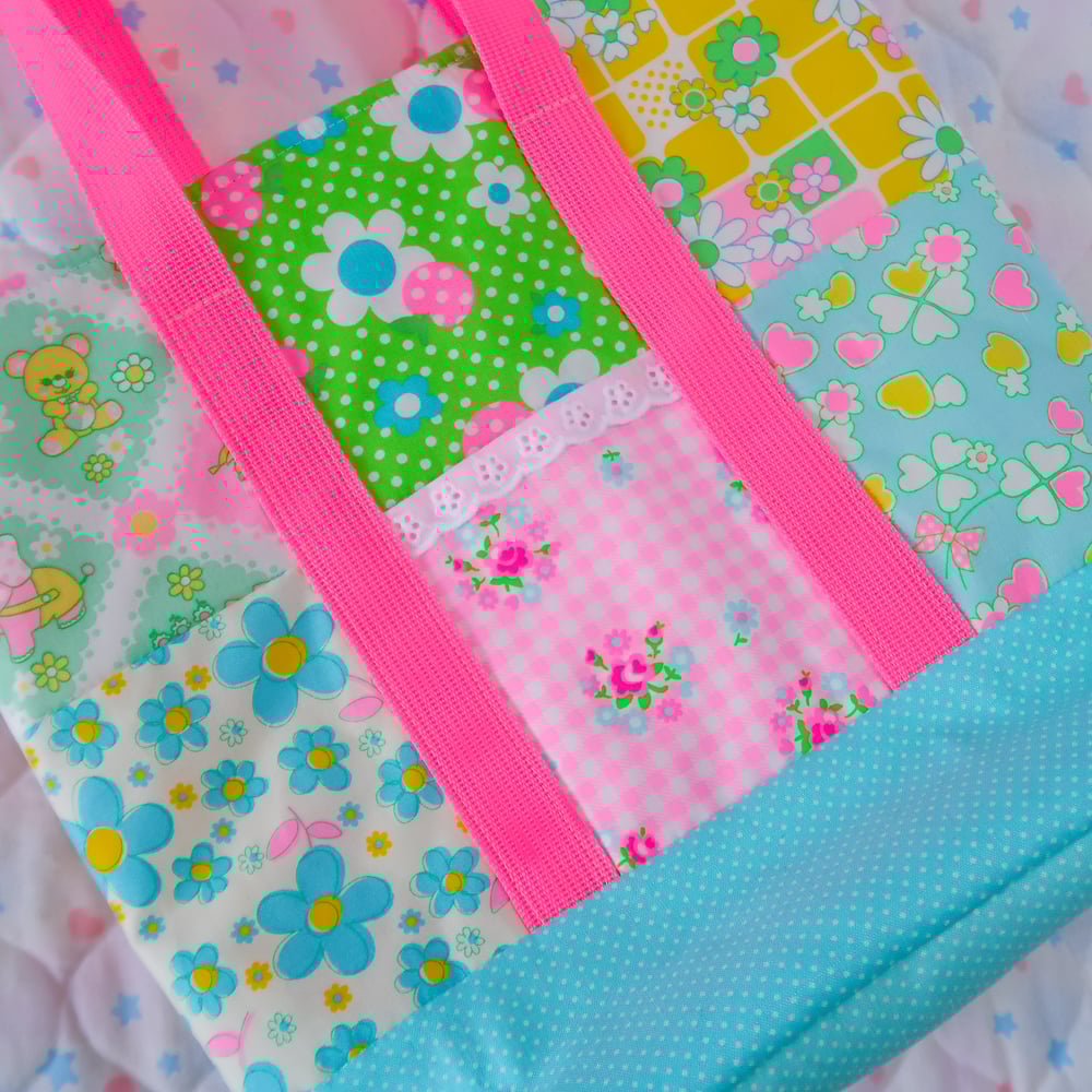 Quilted Tote Bag: 01