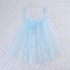 Iridescent Peignoir: Blue
