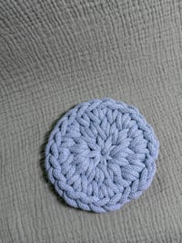 Image 4 of cotton circle crochet coasters
