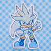 Silver Sticker - Glitter Vinyl