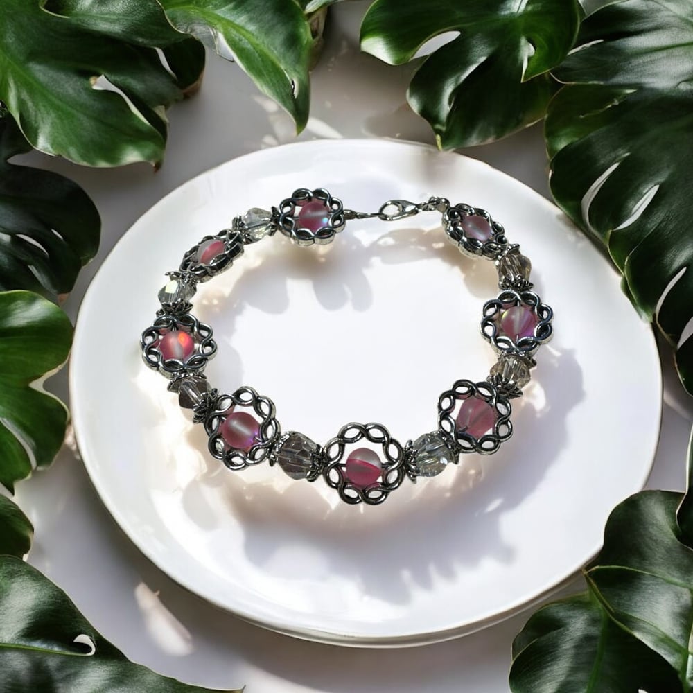 Image of Silver Pendant Bracelet