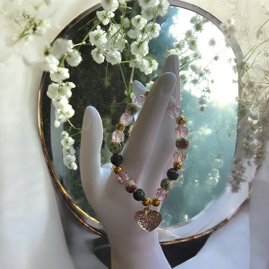 Image of Heart Charm Bracelet 