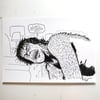 An American Werewolf In London original art