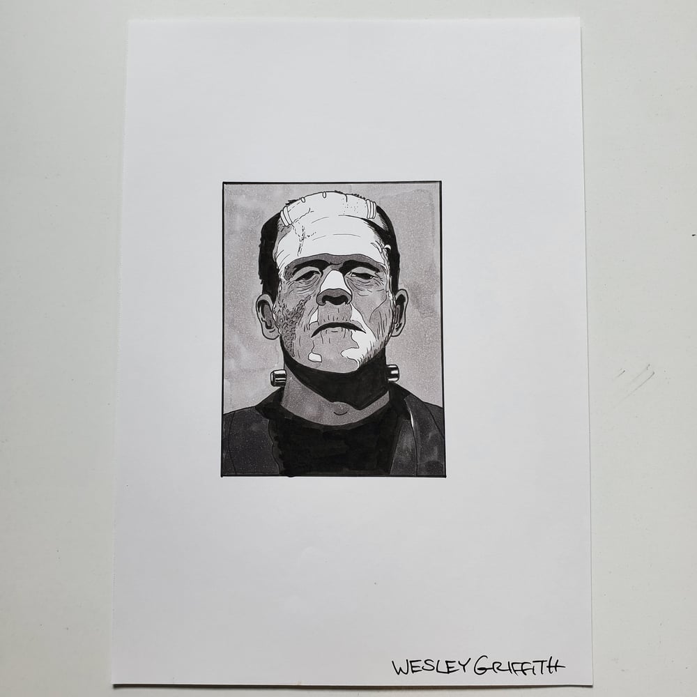 Frankenstein Original Art