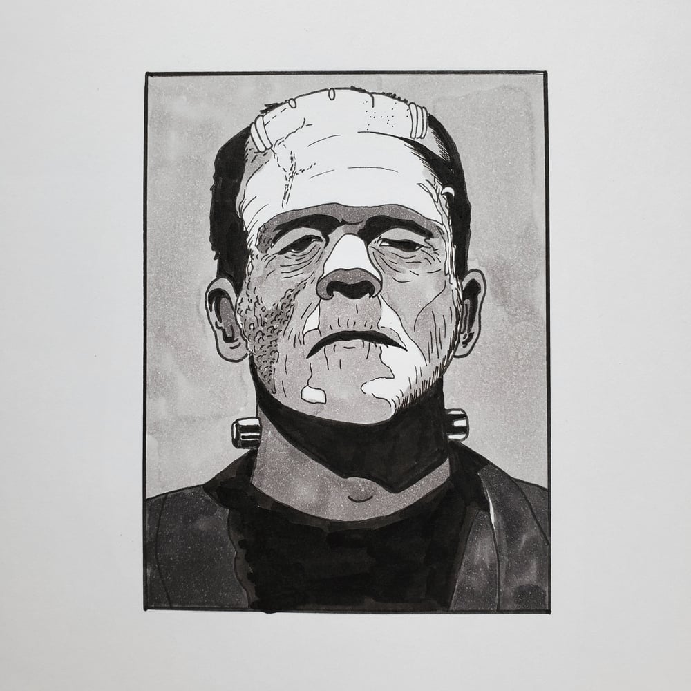 Frankenstein Original Art