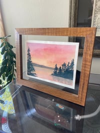 Image 1 of Western Sun - Customizable Original Watercolor 