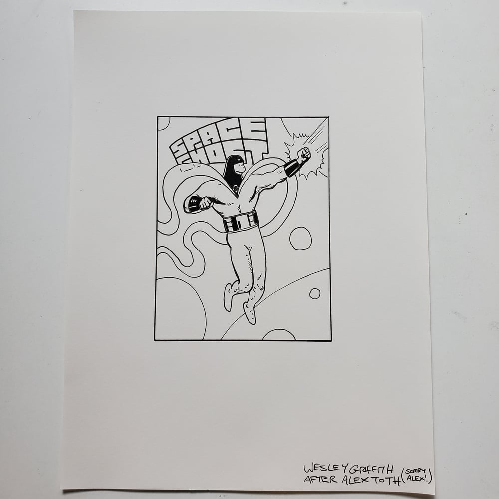 Space Ghost Original Art