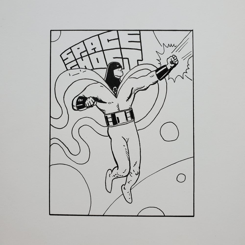 Space Ghost Original Art