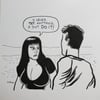 Tura Satana Original Art