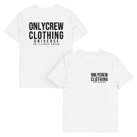 Image 1 of OnlyCrew Clothing University T Shirt (White)