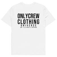 Image 3 of OnlyCrew Clothing University T Shirt (White)