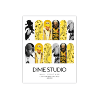 Image 2 of CHRIS BROWN BREEZY BOWL NAIL DECALS YELLOW BANDANA