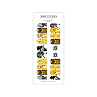 Image 3 of CHRIS BROWN BREEZY BOWL NAIL DECALS YELLOW BANDANA