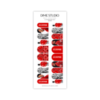 Image 3 of RED BANDANA CHRIS BREEZY BOWL NAIL DECALS 