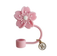 Image 21 of Floral Letter Straw Covers