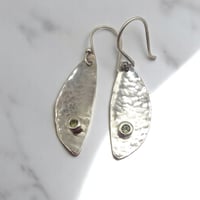 Image 2 of Peridot Spoon Bowl Earrings 